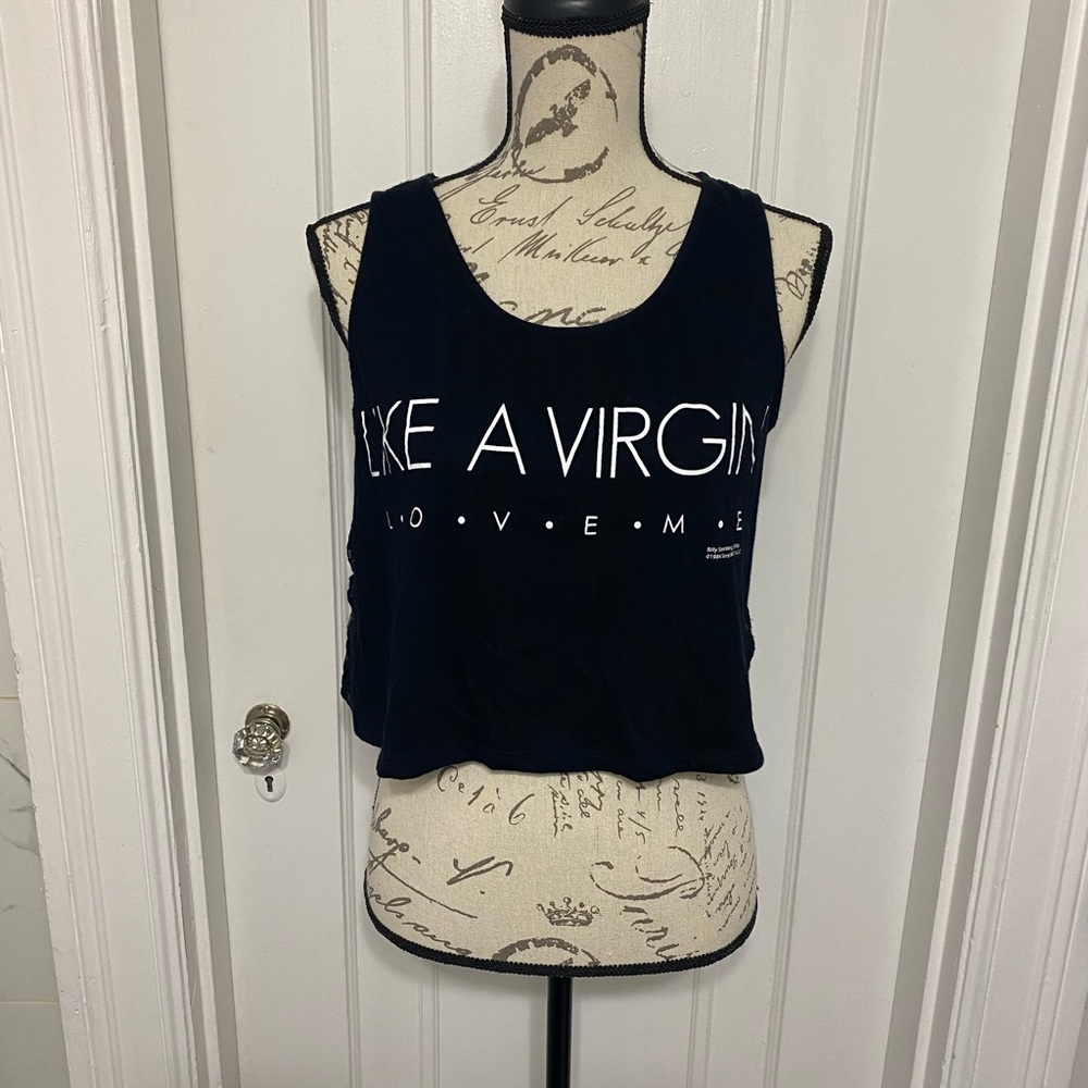 Lace Back Crop Top